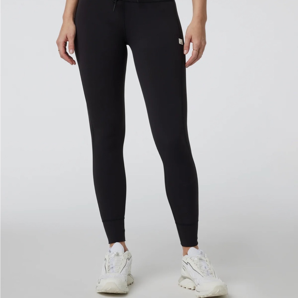 Vuori Jet Black Performance Leggings